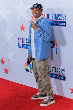 February 13, 2026, Los Angeles, California, USA: Allen Iverson at the 2026 LA Clippers & Comcast NBCÃ¢â‚¬â ¢s Universal NBA All-Star Legendary Tip-Off Celebration on Friday February 13, 2026 at LACMA in Los Angeles, California. ARIANA RUIZ PI Los Angeles USA - ZUMAp124 20260213_zaa_p124_012 Copyright: xArianaxRuizx