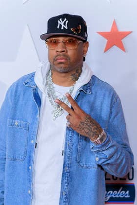 February 13, 2026, Los Angeles, California, USA: Allen Iverson at the 2026 LA Clippers & Comcast NBCÃ¢â‚¬â ¢s Universal NBA All-Star Legendary Tip-Off Celebration on Friday February 13, 2026 at LACMA in Los Angeles, California. ARIANA RUIZ PI Los Angeles USA - ZUMAp124 20260213_zaa_p124_013 Copyright: xArianaxRuizx