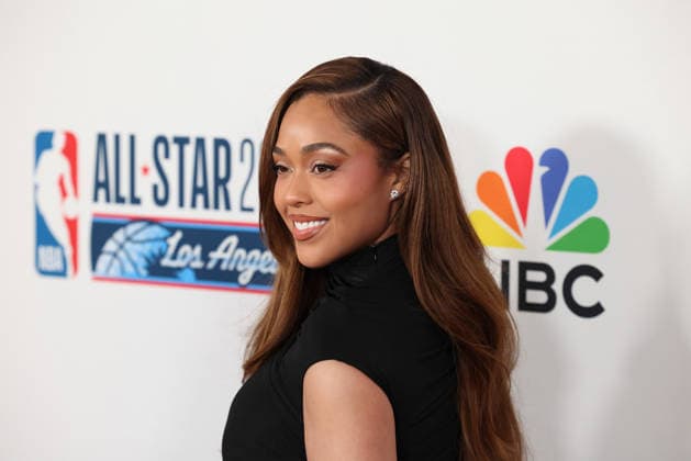 Los Angeles Clippers And Comcast NBCUniversal s NBA All-Star Legendary Tip-Off Celebration Jordyn Woods at the Los Angeles Clippers And Comcast NBCUniversal s National Basketball Association (NBA) All-Star Legendary Tip-Off Celebration held at the Los Angeles County Museum of Art (LACMA) on February 13, 2026 in Miracle Mile, Los Angeles, California, United States., Credit:Xavier Collin Avalon USA, Los Angeles  Copyright: xXavierxCollinx xAvalonx 1074860314