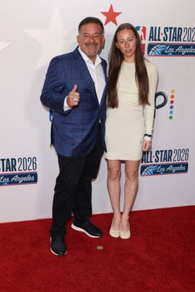 Los Angeles Clippers And Comcast NBCUniversal s NBA All-Star Legendary Tip-Off Celebration Raul Fernandez and Sophia Fernandez at the Los Angeles Clippers And Comcast NBCUniversal s National Basketball Association (NBA) All-Star Legendary Tip-Off Celebration held at the Los Angeles County Museum of Art (LACMA) on February 13, 2026 in Miracle Mile, Los Angeles, California, United States., Credit:Xavier Collin Avalon USA, Los Angeles  Copyright: xXavierxCollinx xAvalonx 1074871606