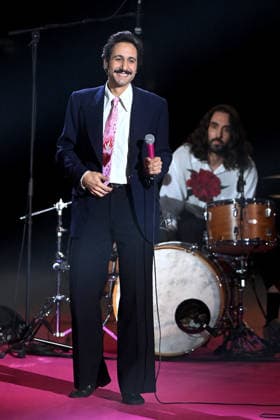 41st Les Victoires De La Musique Award Ceremony - Paris Arthur Teboul from Feu! Chatterton during the 41st Les Victoires De La Musique Award Ceremony at La Seine Musicale on February 13, 2026 in Boulogne-Billancourt, France. Photo by Franck Castel ABACAPRESS.COM Paris France  Copyright: xCastelxFranck ABACAx