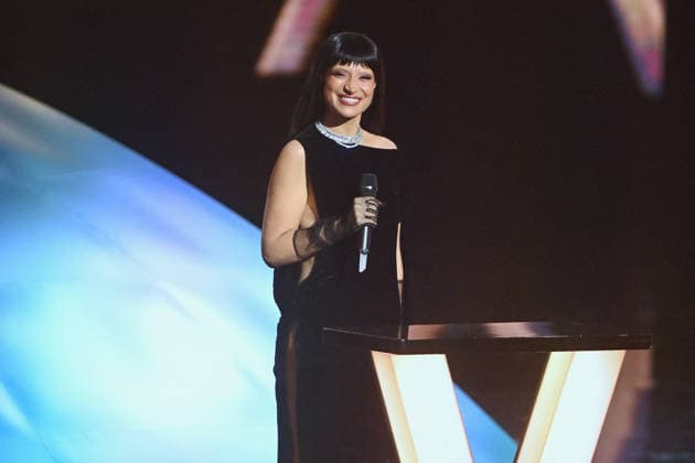 41st Les Victoires De La Musique Award Ceremony - Paris Camelia Jordana presents the Album of the Year Award during the 41st Les Victoires De La Musique Award Ceremony at La Seine Musicale on February 13, 2026 in Boulogne-Billancourt, France. Photo by Franck Castel ABACAPRESS.COM Paris France  Copyright: xCastelxFranck ABACAx