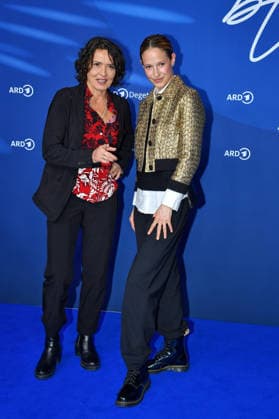 Ulrike Folkerts und Lisa Bitter bei dem ARD BLUE HOUR Empfang bei den 76. Internationalen Filmfestspielen in Berlin am 13.02.26