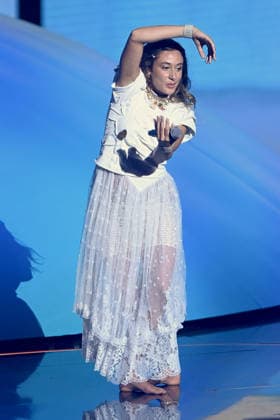 41st Les Victoires De La Musique Award Ceremony - Paris Luiza and Bleu soleil perform during the 41st Les Victoires De La Musique Award Ceremony at La Seine Musicale on February 13, 2026 in Boulogne-Billancourt, France. Photo by Franck Castel ABACAPRESS.COM Paris France  Copyright: xCastelxFranck ABACAx
