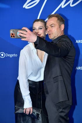 Jana Klinge und Hinnerk Schönemann bei dem ARD BLUE HOUR Empfang bei den 76. Internationalen Filmfestspielen in Berlin am 13.02.26