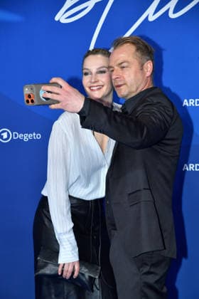 Jana Klinge und Hinnerk Schönemann bei dem ARD BLUE HOUR Empfang bei den 76. Internationalen Filmfestspielen in Berlin am 13.02.26