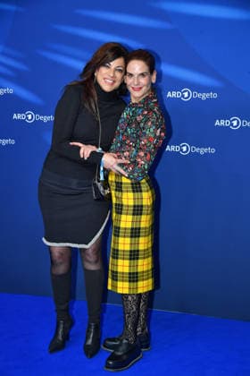 Alice Brauner und Bibiana Beglau bei dem ARD BLUE HOUR Empfang bei den 76. Internationalen Filmfestspielen in Berlin am 13.02.26