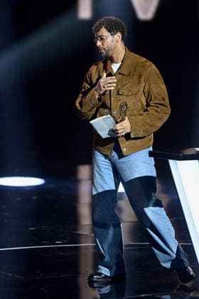 41st Les Victoires De La Musique Award Ceremony - Paris Disiz receives the Male Artist of the Year Award during the 41st Les Victoires De La Musique Award Ceremony at La Seine Musicale on February 13, 2026 in Boulogne-Billancourt, France. Photo by Franck Castel ABACAPRESS.COM Paris France  Copyright: xCastelxFranck ABACAx
