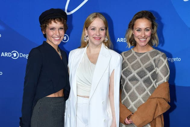 Kristin Suckow, Jasmin Schwiers und Sina Tkotsch bei dem ARD BLUE HOUR Empfang bei den 76. Internationalen Filmfestspielen in Berlin am 13.02.26