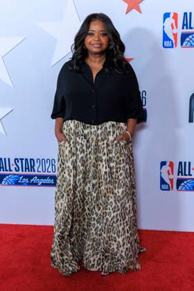February 13, 2026, Los Angeles, California, USA: Octavia Spencer at the 2026 LA Clippers & Comcast NBCÃ¢â‚¬â ¢s Universal NBA All-Star Legendary Tip-Off Celebration on Friday February 13, 2026 at LACMA in Los Angeles, California. ARIANA RUIZ PI Los Angeles USA - ZUMAp124 20260213_zaa_p124_022 Copyright: xArianaxRuizx