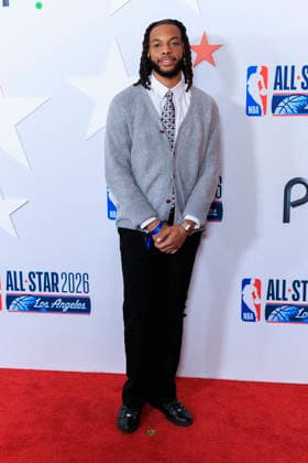 February 13, 2026, Los Angeles, California, USA: Darius Garland at the 2026 LA Clippers & Comcast NBCÃ¢â‚¬â ¢s Universal NBA All-Star Legendary Tip-Off Celebration on Friday February 13, 2026 at LACMA in Los Angeles, California. ARIANA RUIZ PI Los Angeles USA - ZUMAp124 20260213_zaa_p124_023 Copyright: xArianaxRuizx