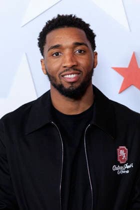 February 13, 2026, Los Angeles, California, USA: Donovan Mitchell at the 2026 LA Clippers & Comcast NBCÃ¢â‚¬â ¢s Universal NBA All-Star Legendary Tip-Off Celebration on Friday February 13, 2026 at LACMA in Los Angeles, California. ARIANA RUIZ PI Los Angeles USA - ZUMAp124 20260213_zaa_p124_026 Copyright: xArianaxRuizx