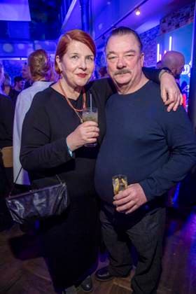 Susanne Borwe und Peter Kurth zu Gast auf der Party bei der ARD Blue Hour 2026 auf der Berlinale 2026 im Hotel Telegraphenamt am Freitag 13.Februar 2026 in Berlin Berlin Deutschland