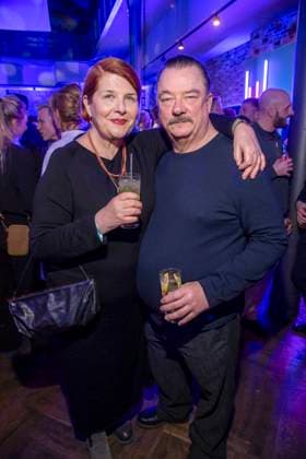 Susanne Borwe und Peter Kurth zu Gast auf der Party bei der ARD Blue Hour 2026 auf der Berlinale 2026 im Hotel Telegraphenamt am Freitag 13.Februar 2026 in Berlin Berlin Deutschland
