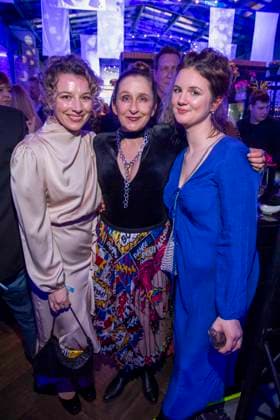Antonia Bill, Barbara Philipp und Alina Stiegler zu Gast auf der Party bei der ARD Blue Hour 2026 auf der Berlinale 2026 im Hotel Telegraphenamt am Freitag 13.Februar 2026 in Berlin Berlin Deutschland