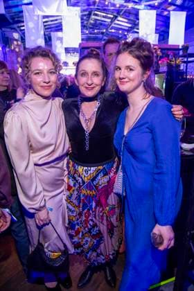 Antonia Bill, Barbara Philipp und Alina Stiegler zu Gast auf der Party bei der ARD Blue Hour 2026 auf der Berlinale 2026 im Hotel Telegraphenamt am Freitag 13.Februar 2026 in Berlin Berlin Deutschland