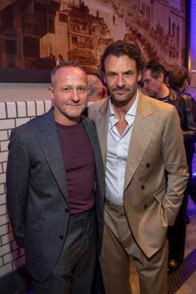 Maximilian Brueckner und Stephan Luca zu Gast auf der Party bei der ARD Blue Hour 2026 auf der Berlinale 2026 im Hotel Telegraphenamt am Freitag 13.Februar 2026 in Berlin Berlin Deutschland