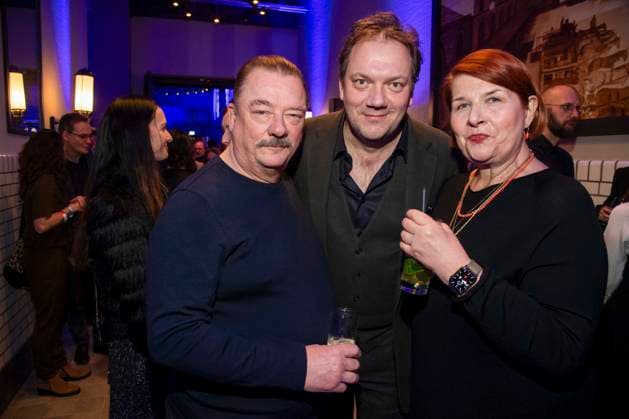 Peter Kurth, Charly Huebner, Susanne Boewe und Jasmin Schwiers zu Gast auf der Party bei der ARD Blue Hour 2026 auf der Berlinale 2026 im Hotel Telegraphenamt am Freitag 13.Februar 2026 in Berlin Berlin Deutschland