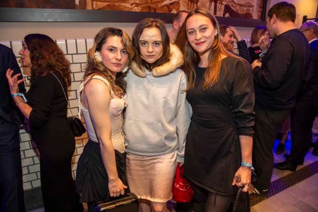 Romina Kueper, Lena Urzendowsky und Nicole Mercedes Mueller zu Gast auf der Party bei der ARD Blue Hour 2026 auf der Berlinale 2026 im Hotel Telegraphenamt am Freitag 13.Februar 2026 in Berlin Berlin Deutschland