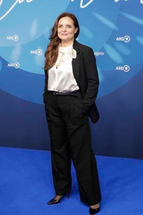 Elisabeth Lanz, bei der ARD BLUE HOUR 2026, Party zur 76. Internationalen Filmfestspiele Berlin, Berlinale, im Telegraphenamt in Berlin, Roter Teppich,