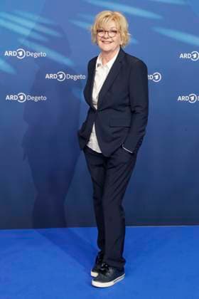 Saskia Vester, bei der ARD BLUE HOUR 2026, Party zur 76. Internationalen Filmfestspiele Berlin, Berlinale, im Telegraphenamt in Berlin, Roter Teppich,