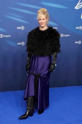 Hanna Schudt, bei der ARD BLUE HOUR 2026, Party zur 76. Internationalen Filmfestspiele Berlin, Berlinale, im Telegraphenamt in Berlin, Roter Teppich,
