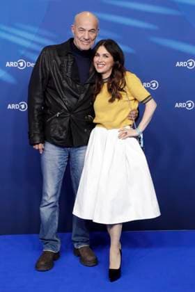 Heiner Lauterbach, Viktoria Lauterbach, bei der ARD BLUE HOUR 2026, Party zur 76. Internationalen Filmfestspiele Berlin, Berlinale, im Telegraphenamt in Berlin, Roter Teppich,