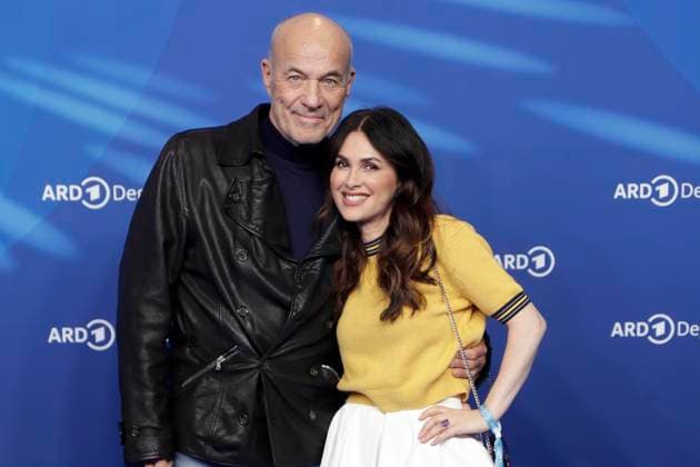 Heiner Lauterbach, Viktoria Lauterbach, bei der ARD BLUE HOUR 2026, Party zur 76. Internationalen Filmfestspiele Berlin, Berlinale, im Telegraphenamt in Berlin, Roter Teppich,