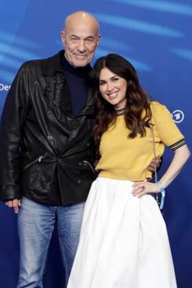 Heiner Lauterbach, Viktoria Lauterbach, bei der ARD BLUE HOUR 2026, Party zur 76. Internationalen Filmfestspiele Berlin, Berlinale, im Telegraphenamt in Berlin, Roter Teppich,