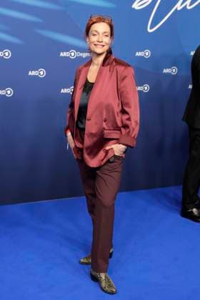 Aglaia Szyszkowitz, bei der ARD BLUE HOUR 2026, Party zur 76. Internationalen Filmfestspiele Berlin, Berlinale, im Telegraphenamt in Berlin, Roter Teppich,
