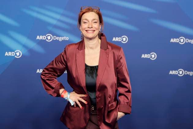 Aglaia Szyszkowitz, bei der ARD BLUE HOUR 2026, Party zur 76. Internationalen Filmfestspiele Berlin, Berlinale, im Telegraphenamt in Berlin, Roter Teppich,