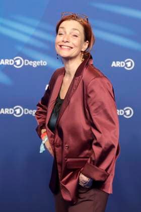 Aglaia Szyszkowitz, bei der ARD BLUE HOUR 2026, Party zur 76. Internationalen Filmfestspiele Berlin, Berlinale, im Telegraphenamt in Berlin, Roter Teppich,