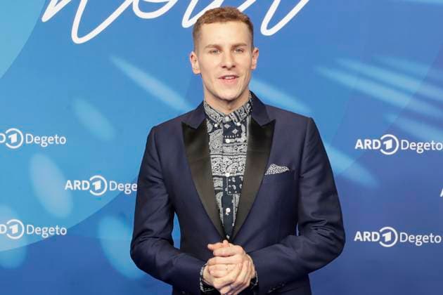 Lucas Sauer, bei der ARD BLUE HOUR 2026, Party zur 76. Internationalen Filmfestspiele Berlin, Berlinale, im Telegraphenamt in Berlin, Roter Teppich,