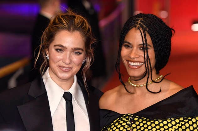 Haley Lu Richardson und Zazie Beetz beim Photocall zum Kinofilm Good Luck, Have Fun, Don t Die auf der Berlinale 2026 76. Internationale Filmfestspiele Berlin auf dem Red Carpet vom Berlinale Palast. Berlin, 13.02.2026