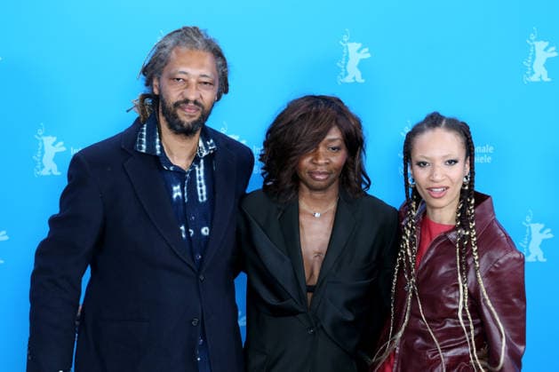 February 14, 2026, Berlin, Germany: Alain Gomis, Katy Correa and DÃ¢â‚¬â ¢Joho Kouadio pose during the photocall for Dao at the 76th Berlin International Film Festival (Berlinale) in Berlin. The festival runs from Feb. 12 to 22, 2026. Berlin Germany - ZUMAf146 20260214_zip_f146_002 Copyright: xRouzbehxFouladix