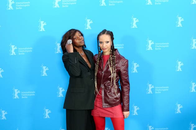 February 14, 2026, Berlin, Germany: Katy Correa and DÃ¢â‚¬â ¢Joho Kouadio pose during the photocall for Dao at the 76th Berlin International Film Festival (Berlinale) in Berlin. The festival runs from Feb. 12 to 22, 2026. Berlin Germany - ZUMAf146 20260214_zip_f146_003 Copyright: xRouzbehxFouladix