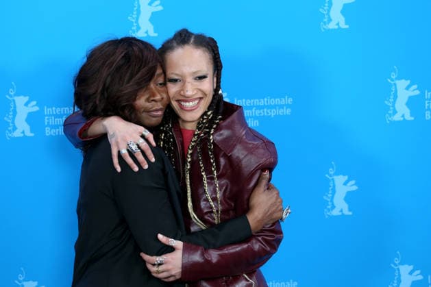 February 14, 2026, Berlin, Germany: Katy Correa and DÃ¢â‚¬â ¢Joho Kouadio pose during the photocall for Dao at the 76th Berlin International Film Festival (Berlinale) in Berlin. The festival runs from Feb. 12 to 22, 2026. Berlin Germany - ZUMAf146 20260214_zip_f146_006 Copyright: xRouzbehxFouladix