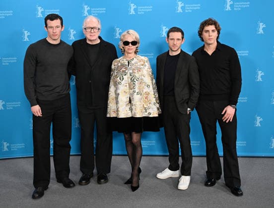Photocall for Rosebush Burning during the 76th Berlinale International Film Festival Featuring: Callum Turner, Tracy Letts, Pamela Anderson, Jamie Bell and Lukas Cage Where: Berlin, Germany When: 14 Feb 2026 Credit: Cover Images EDITORIAL USE ONLY. NOT FOR USE BY NEWSPAPERS BASED IN THE UK. Copyright: xx coverimg55467591