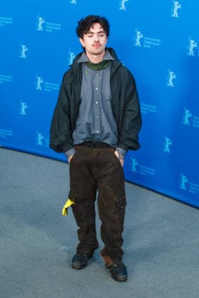Photocall for The Moment , Grand Hyatt Berlin, Berlin, Germany Aidan Zamiri poses at the Photocall for The Moment during Berlinale (Berlin Film Festival) at Grand Hyatt Berlin, Berlin, , Germany on 14 February 2026., Credit:Julie Edwards Avalon  Copyright: xJuliexEdwardsx xAvalonx 1074988964