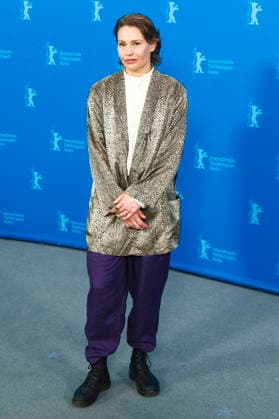 Seidi Haarla beim Photocall zum Kinofilm Yön lapsi Nightborn auf der Berlinale 2026 76. Internationale Filmfestspiele Berlin im Hotel Grand Hyatt. Berlin, 14.02.2026