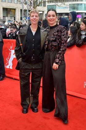 Sylvaine Faligant und Anna Roller bei der Premiere des Kinofilms Allegro Pastell auf der Berlinale 2026 76. Internationale Filmfestspiele Berlin im Zoo Palast. Berlin, 14.02.2026