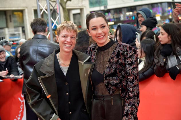 Sylvaine Faligant und Anna Roller bei der Premiere des Kinofilms Allegro Pastell auf der Berlinale 2026 76. Internationale Filmfestspiele Berlin im Zoo Palast. Berlin, 14.02.2026