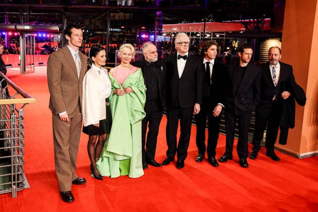 Berlin Berlinale, 76. internationale Filmfestspiele Berlin 2026 Photo Call red Carpet ROSEBUSH PRUNING Callum Turner (Schauspieler Actor) Elena Anaya (Schauspielerin Actor) Pamela Anderson (Schauspielerin Actor) Karim AÃ¯nouz (Regisseur Director) Andrew Lockhardt (Schauspielerin Actor) Lukas Gage (Schauspieler Actor) Jamie Bell (Schauspieler Actor) Simone Gattoni (Producer) Berlinale, 76. internationale Filmfestspiele Berlin 2026, 14.02.2026 -Pressefoto Roger Buerke Copyright: xEibner-Pressefoto RogerxBuerkex EP_RBE