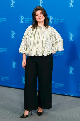 Teodora Ana Mihai beim Photocall zum Kinofilm Heysel 85 auf der Berlinale 2026 76. Internationale Filmfestspiele Berlin im Hotel Grand Hyatt. Berlin, 14.02.2026