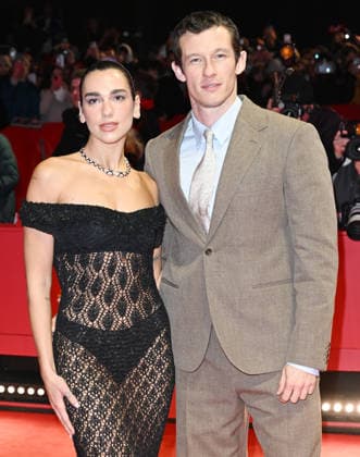 ˜Rosebush Pruning™ premiere during the 76th Berlinale International Film Festival Berlin at Berlinale Palast Featuring: Dua Lipa and Callum Turner Where: Berlin, Germany When: 14 Feb 2026 Credit: Cover Images EDITORIAL USE ONLY. NOT FOR USE BY NEWSPAPERS BASED IN THE UK. Copyright: xx coverimg55469318