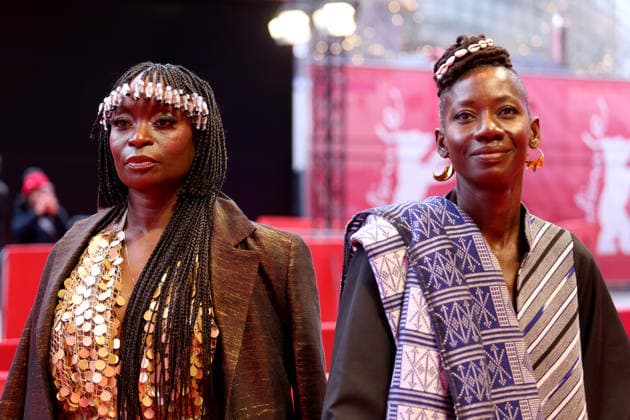 February 14, 2026, Berlin, Germany: Poundo Gomis and Senegalese actress Mamby Mawine attend the red carpet for the film Dao premiere during the 76th Berlin International Film Festival (Berlinale), which is Europe s first major film festival of the year, in Berlin. The festival runs from February 12 to 22, 2026. Berlin Germany  - ZUMAf146 20260214_zip_f146_098 Copyright: xRouzbehxFouladix