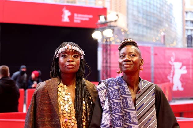 February 14, 2026, Berlin, Germany: Poundo Gomis and Senegalese actress Mamby Mawine attend the red carpet for the film Dao premiere during the 76th Berlin International Film Festival (Berlinale), which is Europe s first major film festival of the year, in Berlin. The festival runs from February 12 to 22, 2026. Berlin Germany - ZUMAf146 20260214_zip_f146_121 Copyright: xRouzbehxFouladix