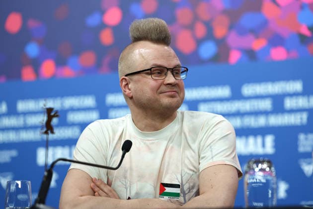 February 14, 2026, Berlin, Brandenburg, Germany: The 76 Berlinale Film Festival is taking place in Berlin from February 12 to 22, 2026. Nightborn film press conference. Ilja Rautsi during the press conference. Berlin Germany  - ZUMAt227 20260214_zip_t227_014 Copyright: xMarinaxTakimotox