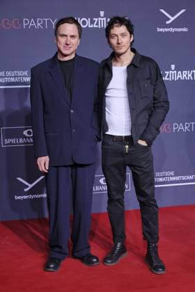 Medienboard-Party 2026 Lars Eidinger und Gast Party der Medienboard Berlin-Brandenburg 2026, Holzmarkt Berlin, Datum: 14.02.2026 Copyright: xEventpress Kratschx
