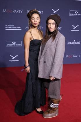 Medienboard-Party 2026 Aysha Joy Samuel, Rebecca Lina Party der Medienboard Berlin-Brandenburg 2026, Holzmarkt Berlin, Datum: 14.02.2026 Copyright: xEventpress Kratschx